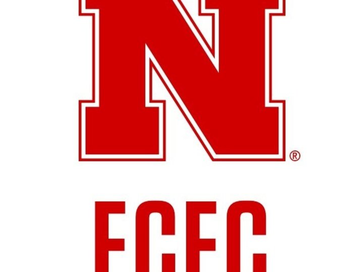 In red text on a white background - the UNL N with the letters ECEC below