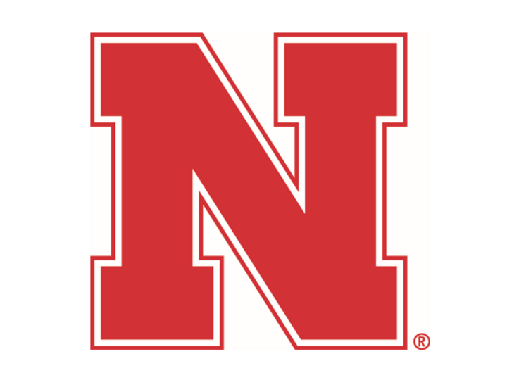 The official logo of UNL: a red capital N with narrow red and white border, and a trademark indicator in the bottom right corner